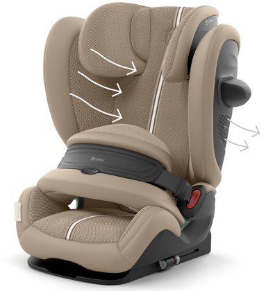 Autosedačka Cybex PALLAS G2 i-Size Almond Beige Plus 2025_16